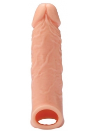 Телесная насадка EXTENDER WITH BALL STRAP 6.5 - 17 см. - Dream Toys - в Евпатории купить с доставкой