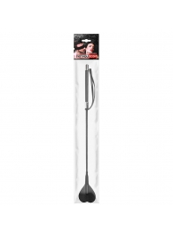 Черный стек с наконечником-сердечком - 54 см. - Notabu - купить с доставкой в Евпатории