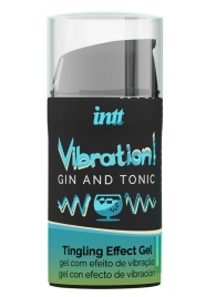 Жидкий интимный гель с эффектом вибрации Vibration! Gin   Tonic - 15 мл. - INTT - купить с доставкой в Евпатории