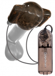 Дымчатый вибростимулятор головки пениса Dual Vibrating Head Teaser - Pipedream - в Евпатории купить с доставкой