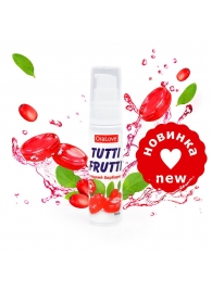 Гель-смазка Tutti-frutti со вкусом барбариса - 30 гр. - Биоритм - купить с доставкой в Евпатории