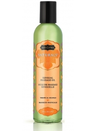 Массажное масло Naturals Tropical Mango с ароматом манго - 236 мл. - Kama Sutra - купить с доставкой в Евпатории