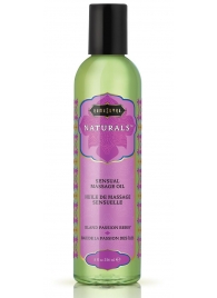 Массажное масло Naturals Island Passion Berry с ароматом тропических фруктов - 236 мл. - Kama Sutra - купить с доставкой в Евпатории