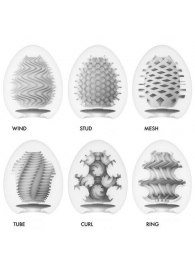 Набор из 6 мастурбаторов Tenga EGG IV с различным рельефом - Tenga - в Евпатории купить с доставкой