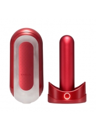 Красный мастурбатор Flip Zero Red   Warmer с подогревом - Tenga - в Евпатории купить с доставкой