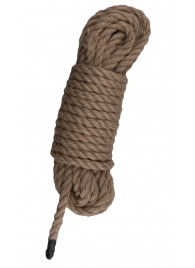 Пеньковая веревка для связывания Hemp Rope - 5 м. - Easy toys - купить с доставкой в Евпатории