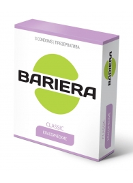 Классические презервативы Bariera Classic - 3 шт. - Bariera - купить с доставкой в Евпатории