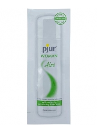 Лубрикант на водной основе pjur WOMAN Aloe - 2 мл. - Pjur - купить с доставкой в Евпатории