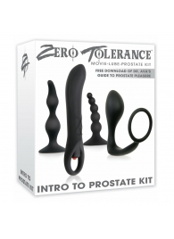 Набор стимуляторов простаты Intro To Prostate Kit - Zero Tolerance - в Евпатории купить с доставкой