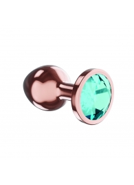 Пробка цвета розового золота с малиновым кристаллом Diamond Topaz Shine L - 8,3 см. - Lola Games - купить с доставкой в Евпатории
