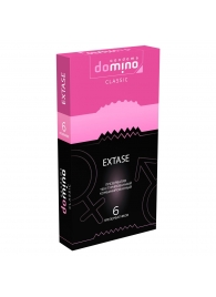 Презервативы с точками и рёбрышками DOMINO Classic Extase - 6 шт. - Domino - купить с доставкой в Евпатории