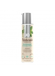 Массажное масло с ароматом перечной мяты и эвкалипта JO Naturals Peppermint   Eucalyptus - 120 мл. - System JO - купить с доставкой в Евпатории