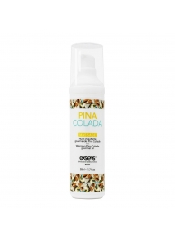 Разогревающее массажное масло с ароматом пина колада Gourmet Pina Colada - 50 мл. - Exsens - купить с доставкой в Евпатории