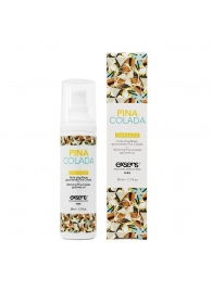 Разогревающее массажное масло с ароматом пина колада Gourmet Pina Colada - 50 мл. - Exsens - купить с доставкой в Евпатории
