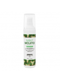 Разогревающее массажное масло с ароматом мохито Gourmet Mint Mojito - 50 мл. - Exsens - купить с доставкой в Евпатории