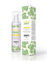 Разогревающее массажное масло Gourmet Spearmint Organic с органическими ингредиентами - 50 мл. - Exsens - купить с доставкой в Евпатории