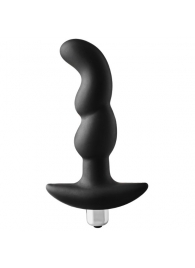 Черная вибропробка для простаты FantASStic Vibrating Prostate Plug - 14,5 см. - Dream Toys - в Евпатории купить с доставкой