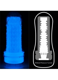 Светящийся в темноте мастурбатор Lumino Play Masturbator Ribbed - Lovetoy - в Евпатории купить с доставкой