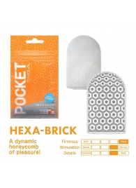 Карманный мастурбатор HEXA-BRICK - Tenga - в Евпатории купить с доставкой