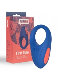 Синее эрекционное кольцо RRRING First Date Cock Ring - FeelzToys - в Евпатории купить с доставкой