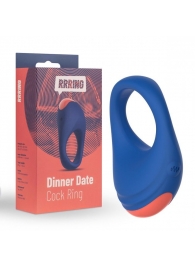 Синее эрекционное кольцо RRRING Dinner Date Cock Ring - FeelzToys - в Евпатории купить с доставкой