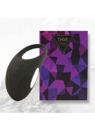 Черное эрекционное виброкольцо Thor Cockring - FeelzToys - в Евпатории купить с доставкой