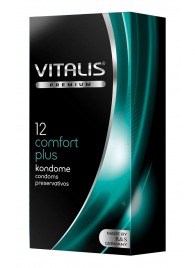 Контурные презервативы VITALIS PREMIUM comfort plus - 12 шт. - Vitalis - купить с доставкой в Евпатории