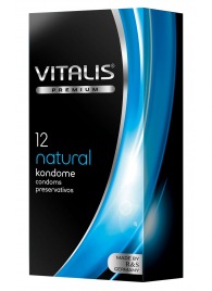 Классические презервативы VITALIS PREMIUM natural - 12 шт. - Vitalis - купить с доставкой в Евпатории