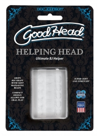 Прозрачный мастурбатор HELPING HEAD - Doc Johnson - в Евпатории купить с доставкой