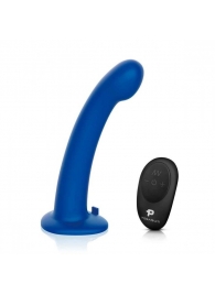 Синяя насадка Remote Control P-Spot G-Spot с черными трусиками - 20 см. - Pegasus - купить с доставкой в Евпатории