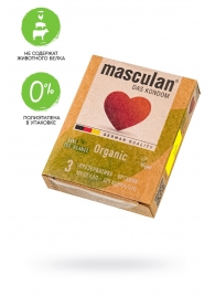 Экологически чистые презервативы Masculan Organic - 3 шт. - Masculan - купить с доставкой в Евпатории