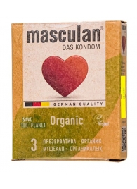 Экологически чистые презервативы Masculan Organic - 3 шт. - Masculan - купить с доставкой в Евпатории