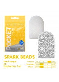 Карманный мастурбатор Spark Beads - Tenga - в Евпатории купить с доставкой