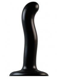 Черный фаллоимитатор-насадка Strap-On-Me P G spot Dildo size S - 16,4 см. - Strap-on-me - купить с доставкой в Евпатории