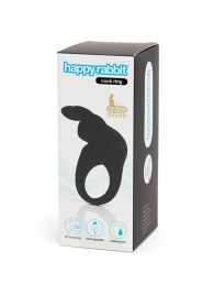 Черное эрекционное виброкольцо Happy Rabbit Rechargeable Rabbit Cock Ring - Happy Rabbit - в Евпатории купить с доставкой