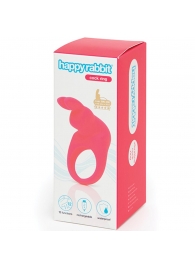 Розовое эрекционное виброкольцо Happy Rabbit Rechargeable Rabbit Cock Ring - Happy Rabbit - в Евпатории купить с доставкой