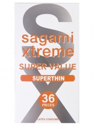 Ультратонкие презервативы Sagami Xtreme Superthin - 36 шт. - Sagami - купить с доставкой в Евпатории