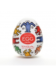 Мастурбатор-яйцо Keith Haring EGG DANCE - Tenga - в Евпатории купить с доставкой