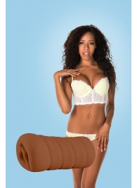 Коричневый мастурбатор-вагина BRIANNA - Dream Toys - в Евпатории купить с доставкой