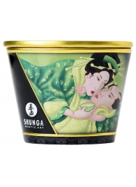 Массажная свеча Exotic Green Tea с ароматом зелёного чая - 170 мл. - Shunga - купить с доставкой в Евпатории