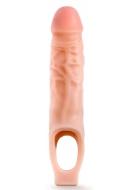 Телесная насадка на пенис 9 Inch Cock Sheath Extender - 22,2 см. - Blush Novelties - в Евпатории купить с доставкой