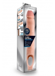 Телесная насадка на пенис 11.5 Inch Cock Sheath Penis Extender - 29,2 см. - Blush Novelties - в Евпатории купить с доставкой