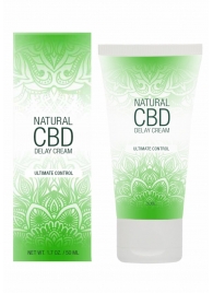 Крем-пролонгатор Natural CBD Delay Cream - 50 мл. - Shots Media BV - купить с доставкой в Евпатории