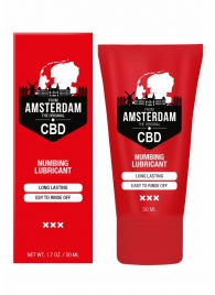 Пролонгирующий лубрикант Numbing CBD from Amsterdam - 50 мл. - Shots Media BV - купить с доставкой в Евпатории