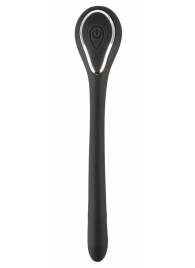 Черный гибкий уретральный стимулятор с вибрацией Vibrating Bendable Dilator - 13,5 см. - Orion - купить с доставкой в Евпатории