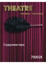 Чёрное страусовое пёрышко - ToyFa - купить с доставкой в Евпатории