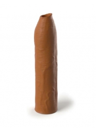 Кофейная насадка-удлинитель Uncut Silicone Penis Enhancer - 17,8 см. - Pipedream - в Евпатории купить с доставкой