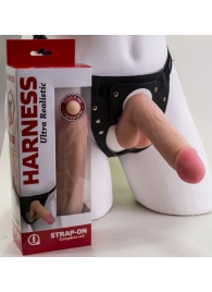 Страпон в подарочной упаковке: трусики с плугом и фаллоимитатор-насадка - 16 см. - LOVETOY (А-Полимер) - купить с доставкой в Евпатории