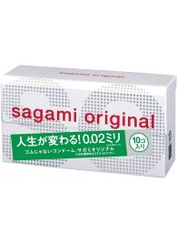 Ультратонкие презервативы Sagami Original 0.02 - 10 шт. - Sagami - купить с доставкой в Евпатории