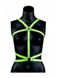 Портупея Body Harness с неоновым эффектом - размер L-XL - Shots Media BV - купить с доставкой в Евпатории